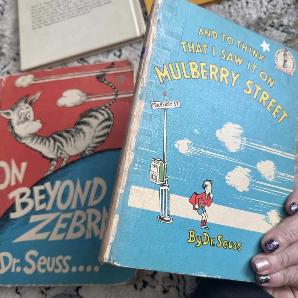 1960s Children's Vintage Beginner Books Lot of 5 Hardcover Pooh Dr Seuss As Is
